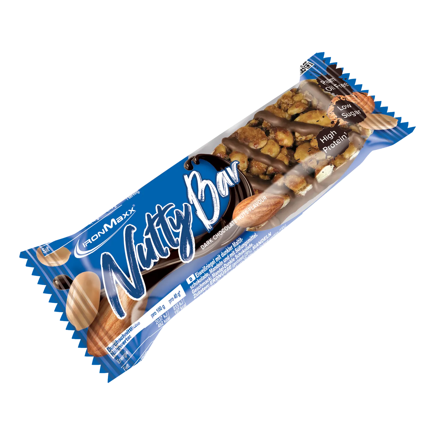 IronMaxx Nutty Bar Proteinriegel 12x40g Dark Chocolate