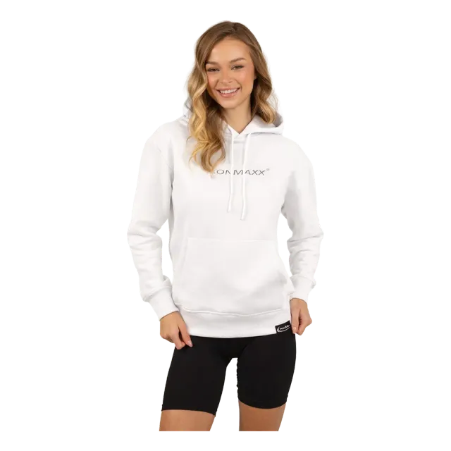 IronMaxx Hoodie Weiß Unisex M Oversized Baumwollmix