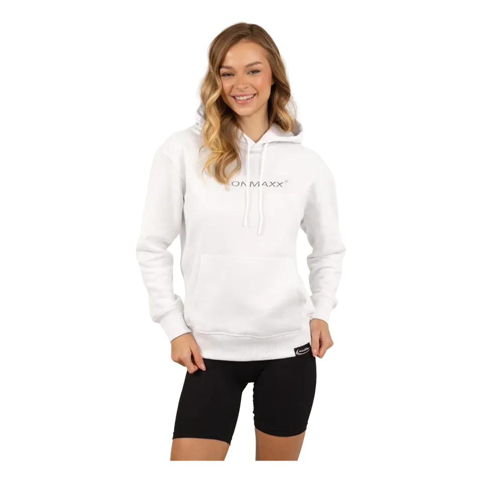 IronMaxx Hoodie Weiß Unisex S Oversized aus Baumwolle