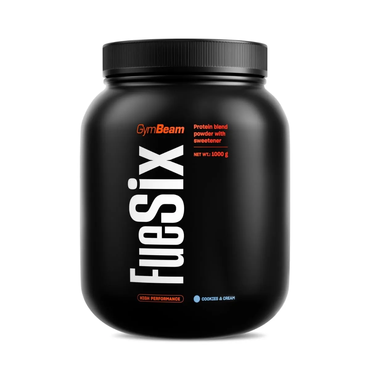 GymBeam FueSix Proteinpulver 2000 g Cookies Creme 70%