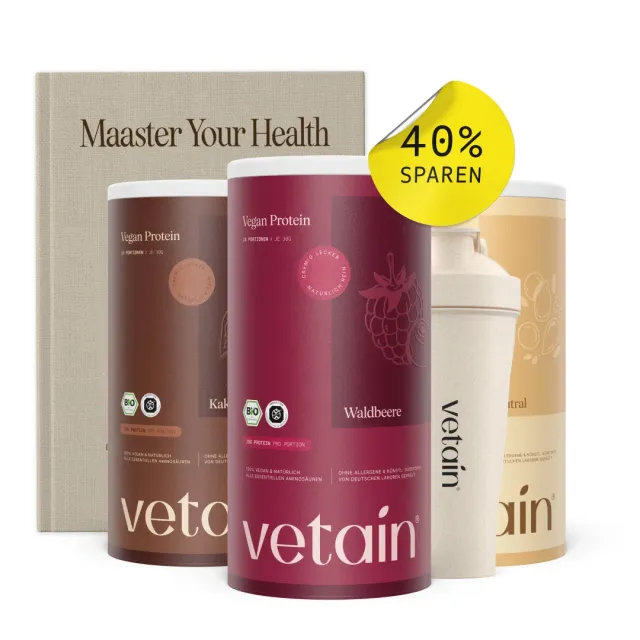 Vetain Premium Starter Bundle vegan Protein 3er