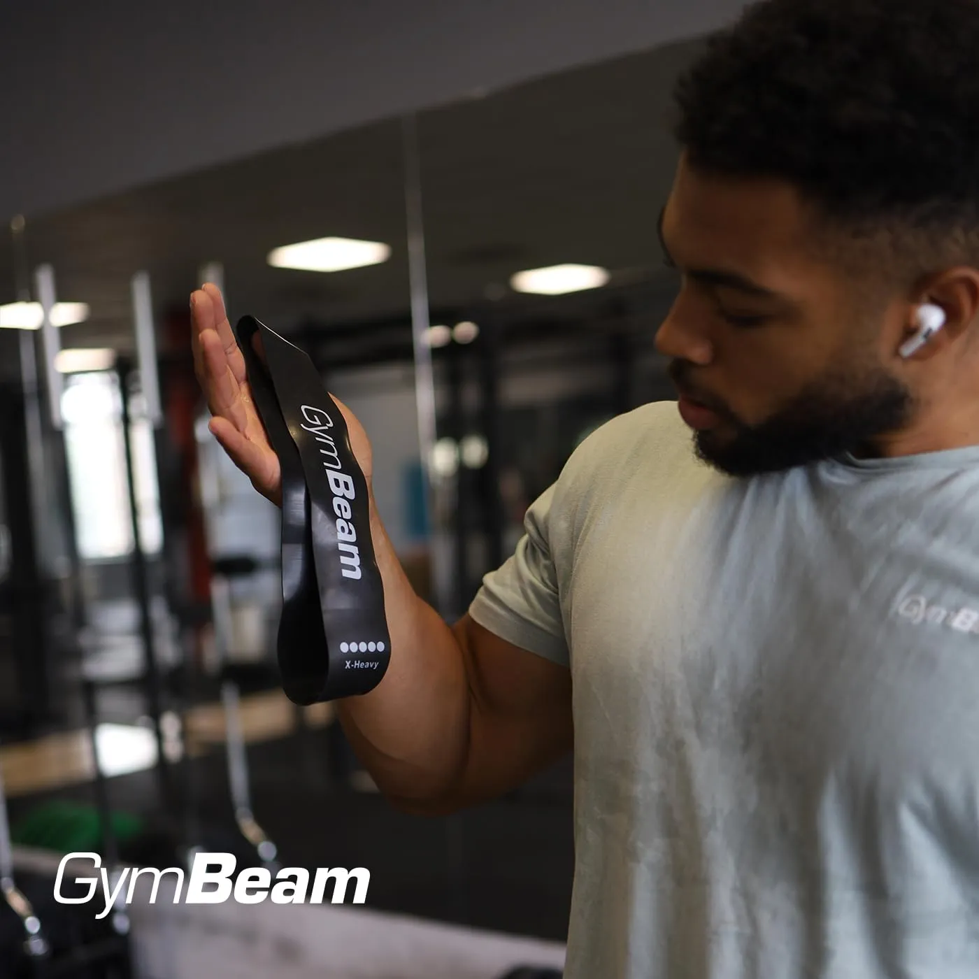 GymBeam Fitnessbänder 5er-Set Widerstandsbänder 5 Stärken