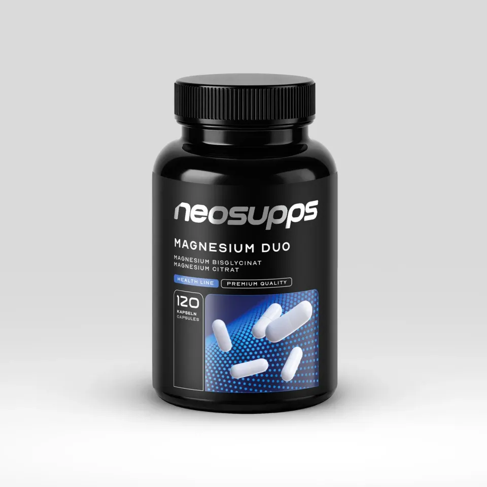 Neosupps Magnesium Duo Kapseln 120 Stück Citrat Bisglycinat