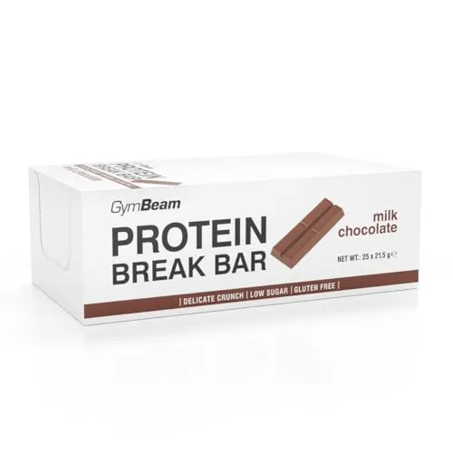 GymBeam Protein Break Bar Riegel 21,5 g Milch-Schokolade zuckerarm