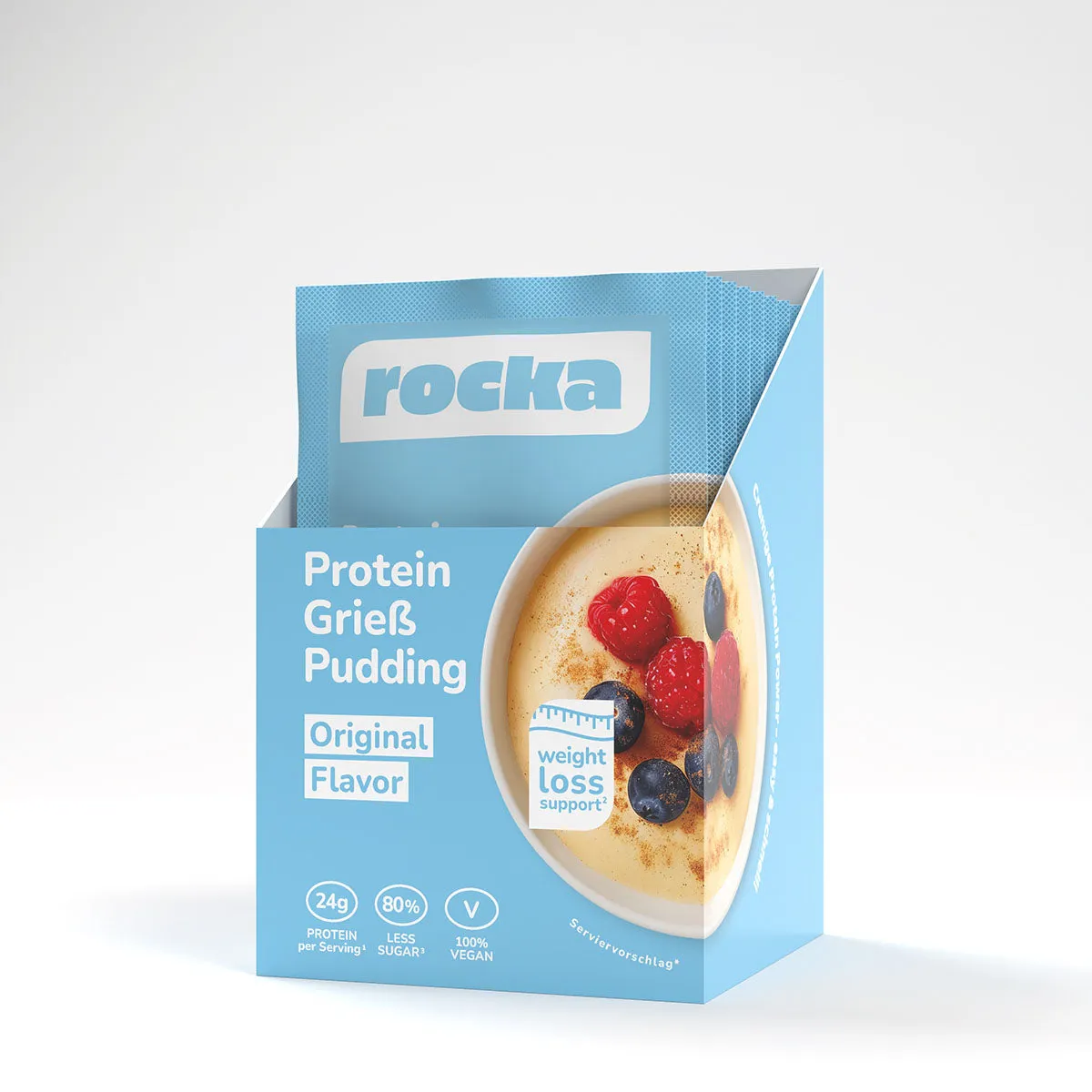 Rocka Protein Grieß Pudding 900g Original proteinreich