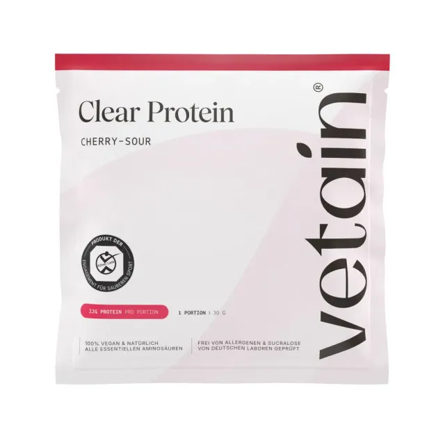 Vetain Clear Protein Probe 30g Sorte wählbar vegan