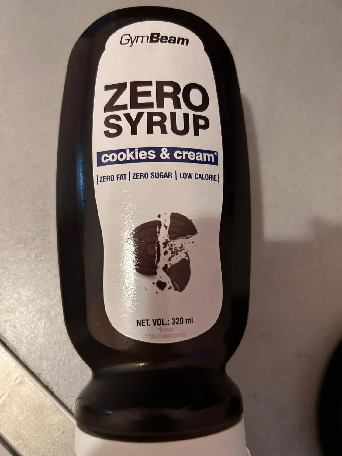 GymBeam ZERO SYRUP Cookies Cream 350ml zuckerfrei