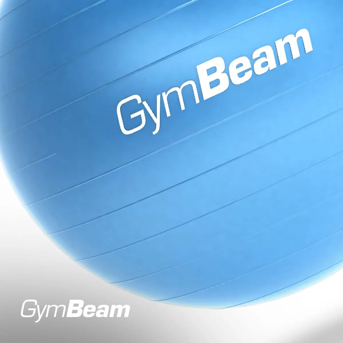GymBeam Gymnastikball 85cm Sitzball Blau mit Pumpe