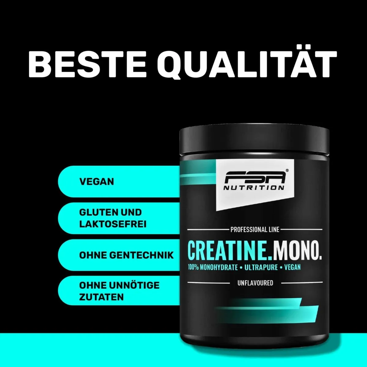 FSA Nutrition Creatine Monohydrate Pulver reines Kreatin