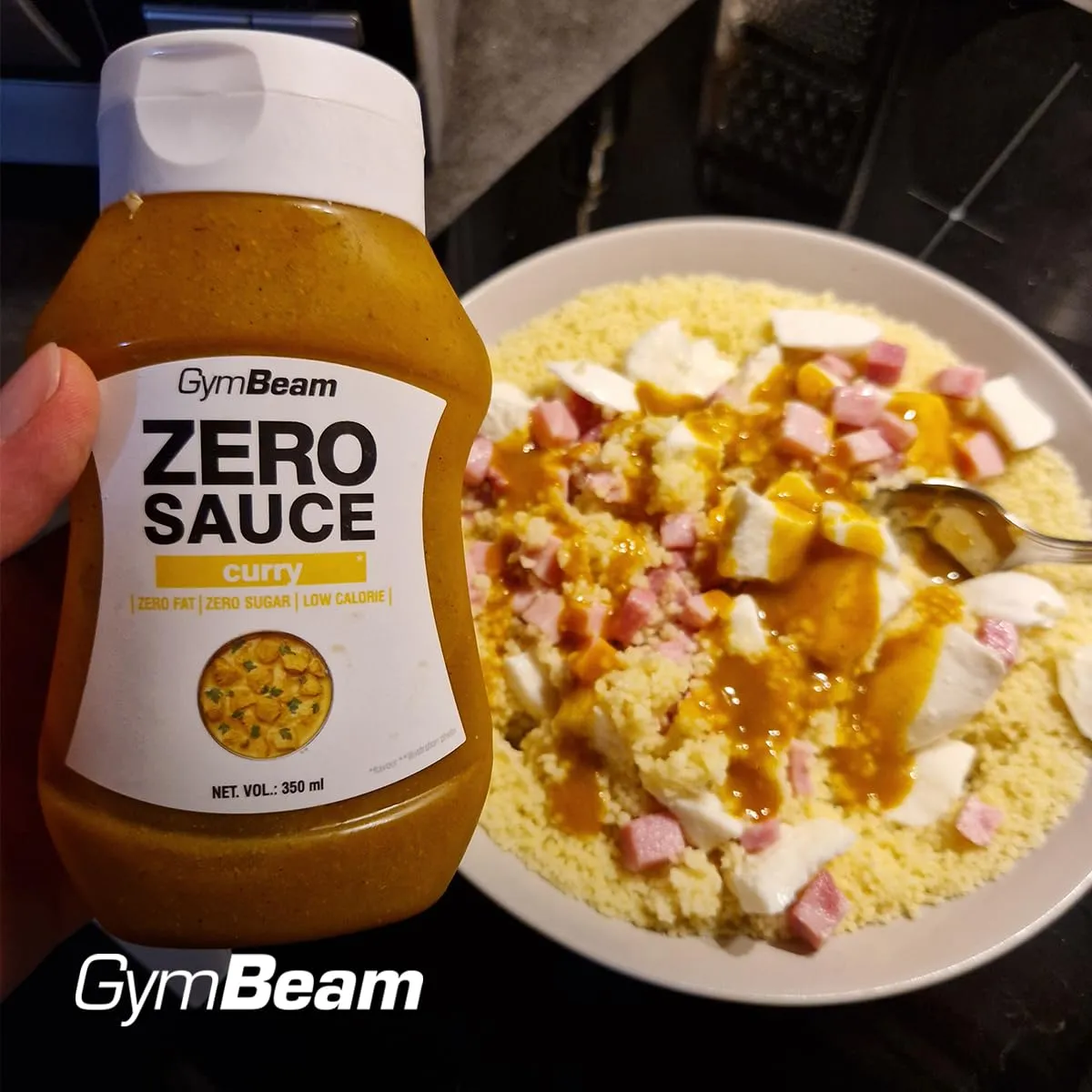 GymBeam ZERO Sauce Curry 350 ml zuckerfrei