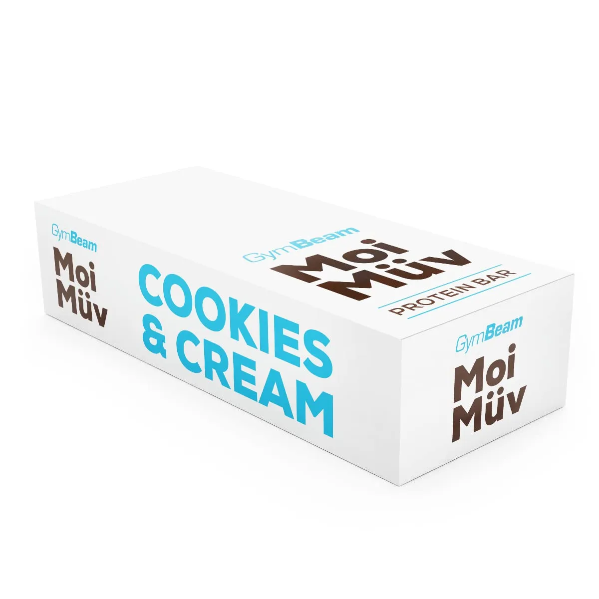 GymBeam MoiMüv Proteinriegel 24x60g Cookies Cream