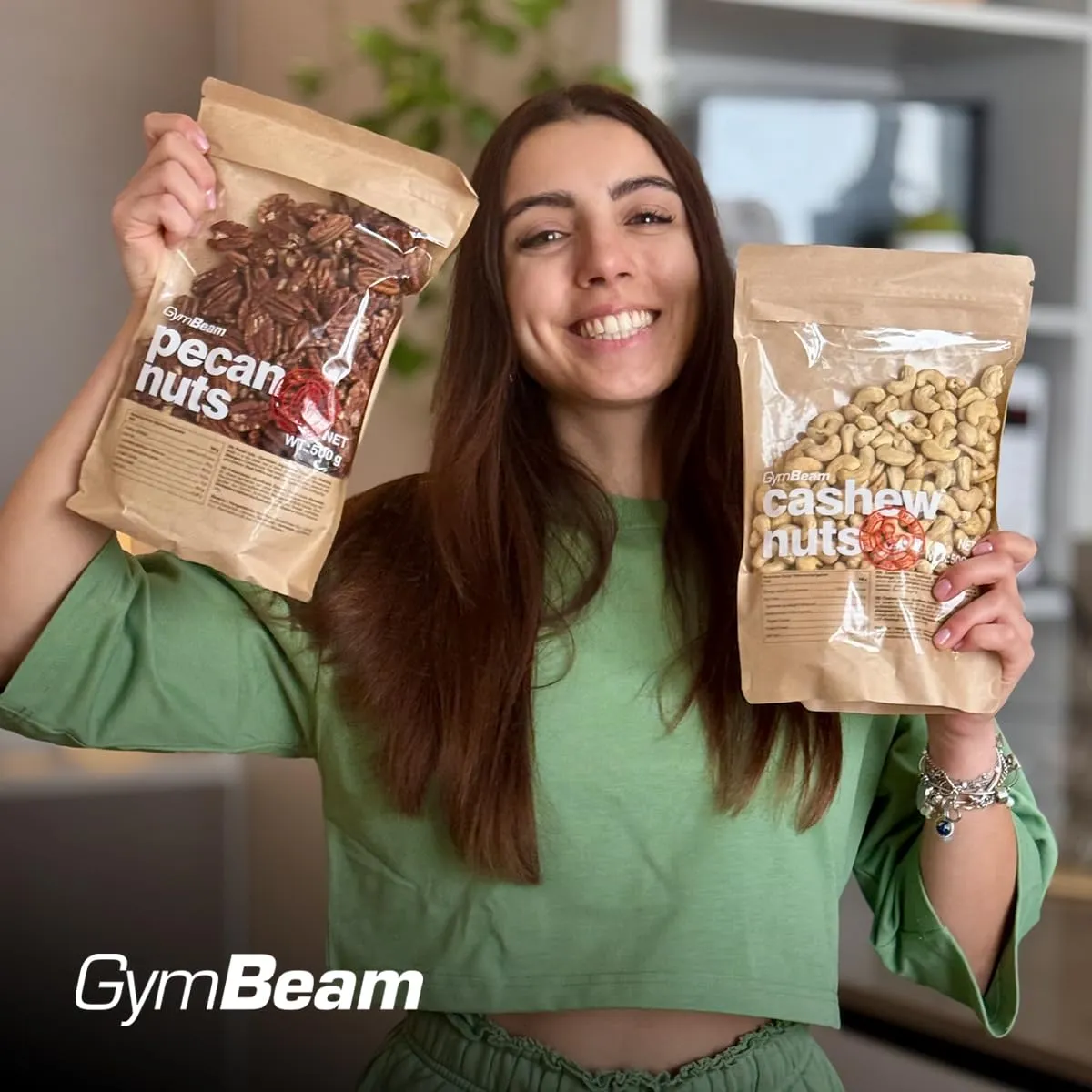GymBeam Cashewkerne naturbelassen 500 g ungesalzen