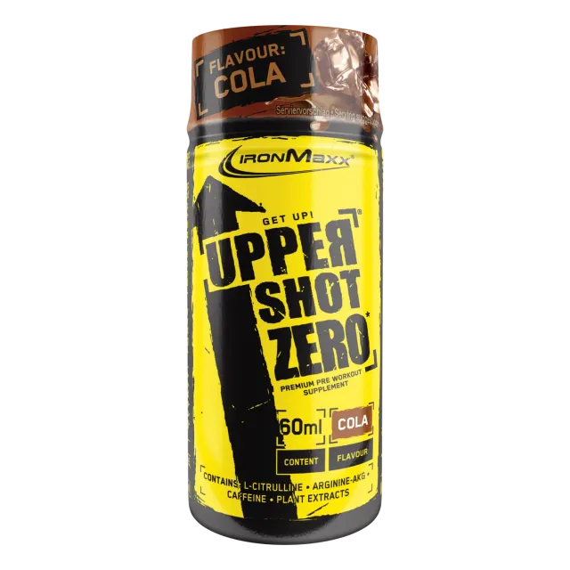 IronMaxx Upper Shot ZERO Booster 60 ml Cola koffeinhaltig