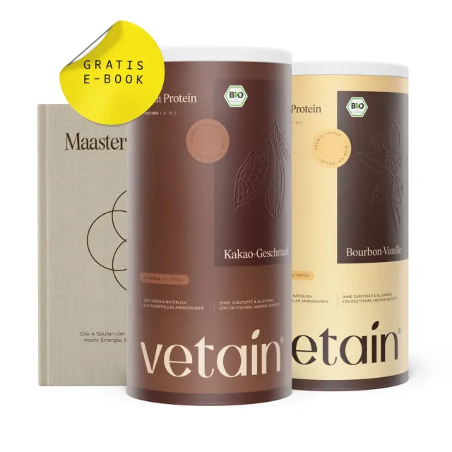 Vetain Starter-Paket veganes Proteinpulver 2 Sorten Set