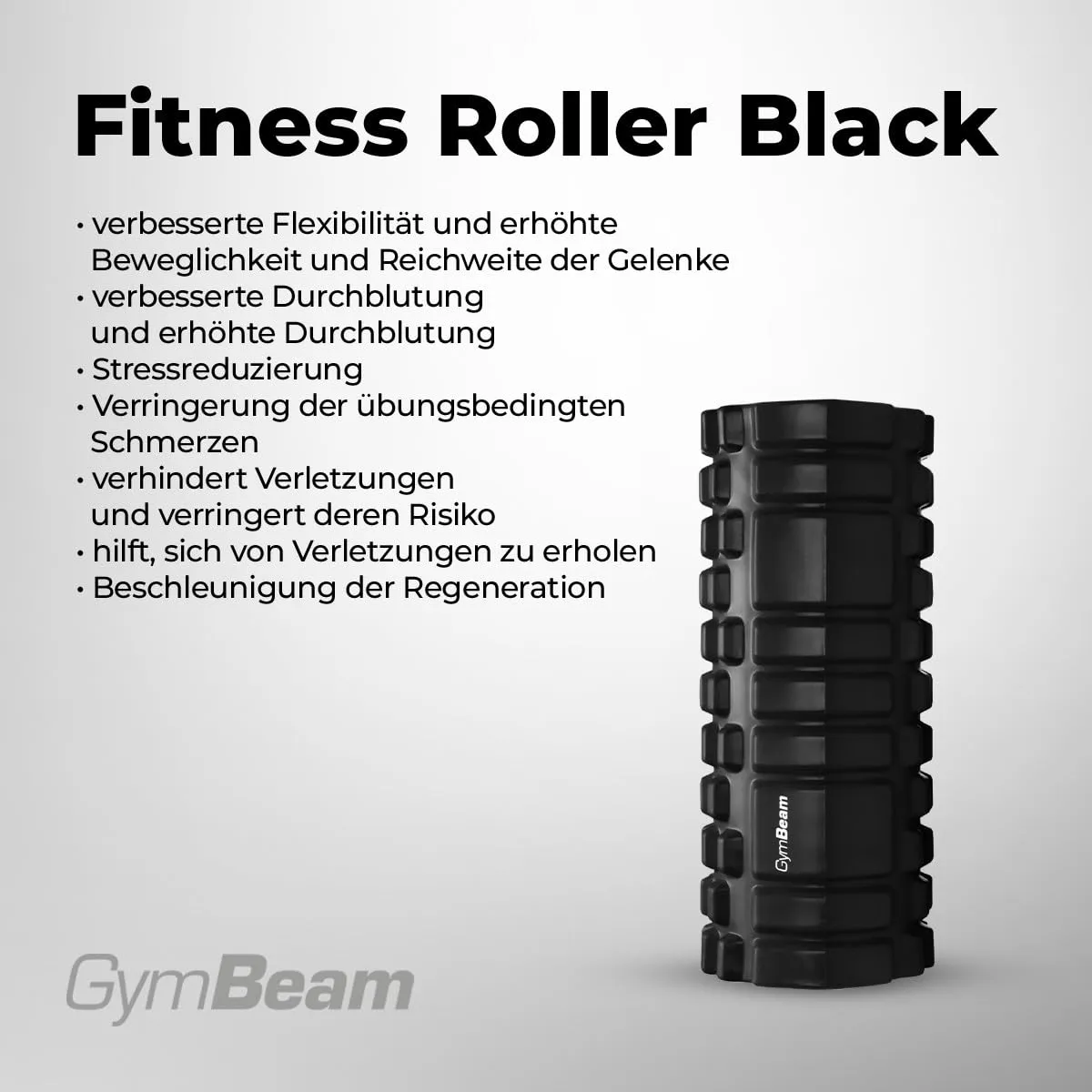 GymBeam M-Roll Faszienrolle 3D-Oberfläche hart