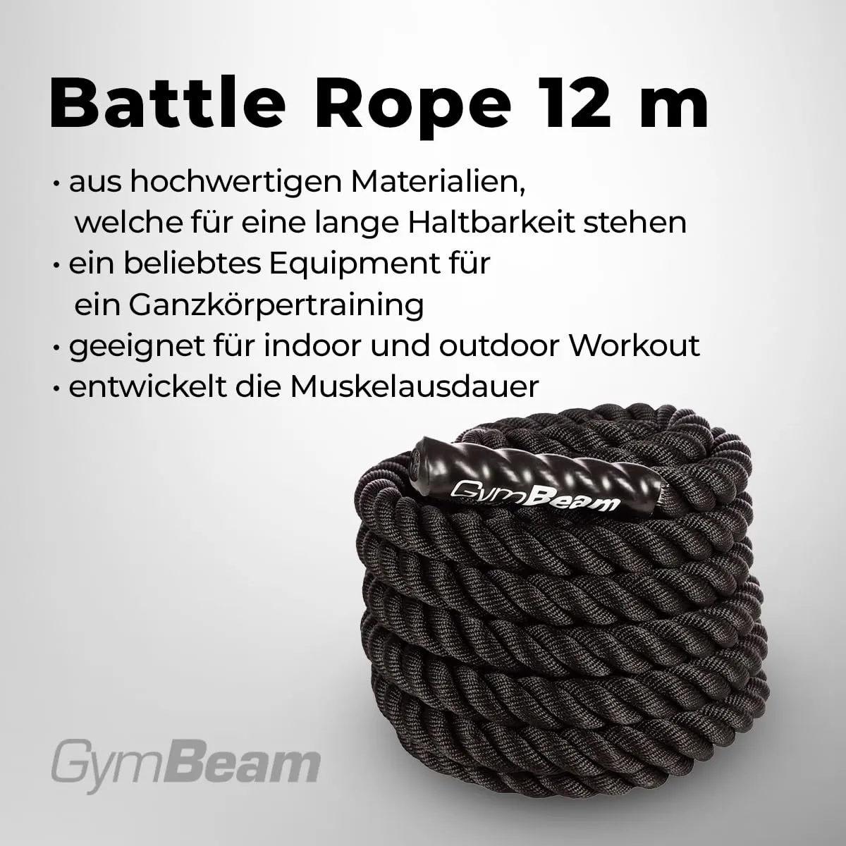 GymBeam Battle Rope Trainingsseil 12 m