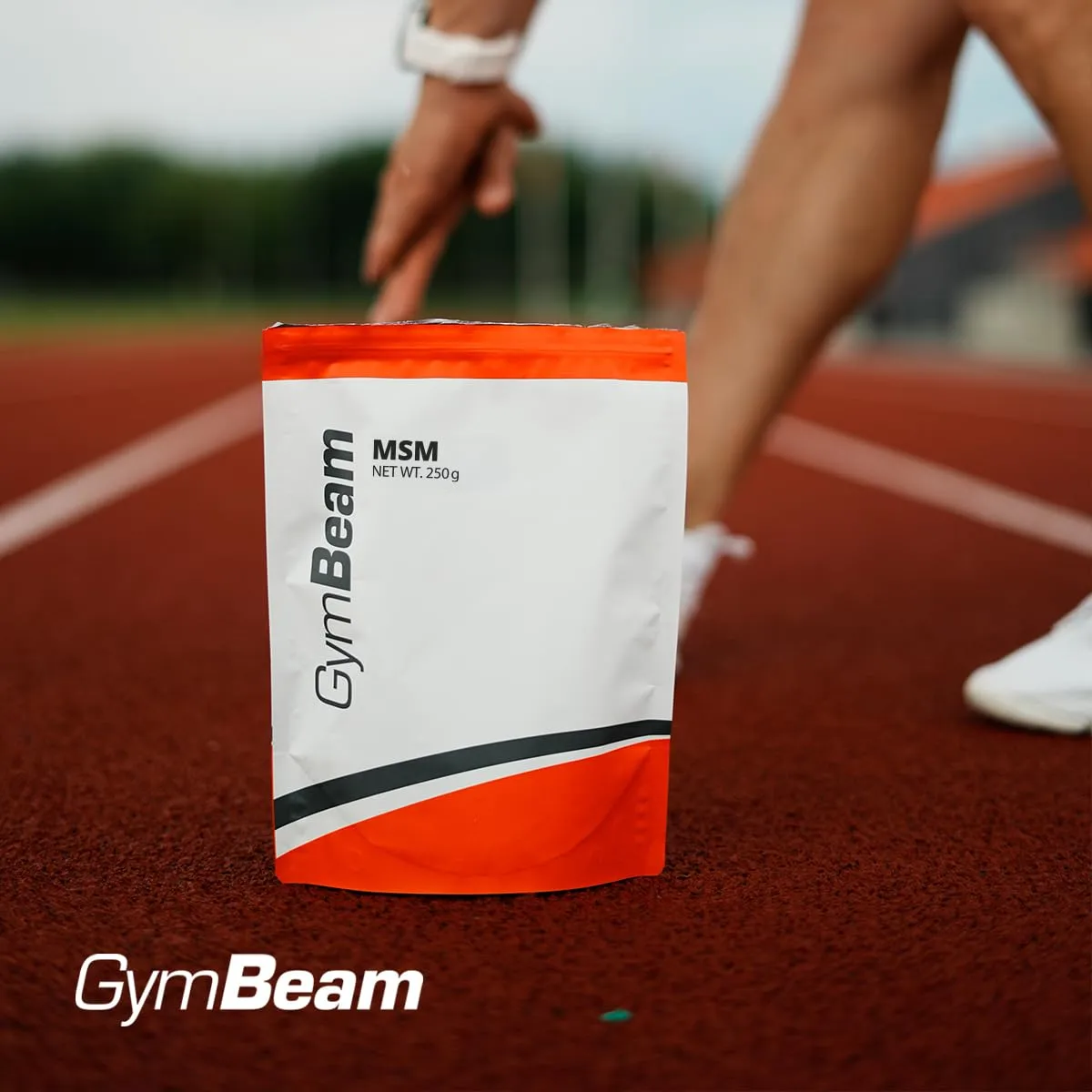 GymBeam MSM Pulver 250 g für Gelenke Kollagen