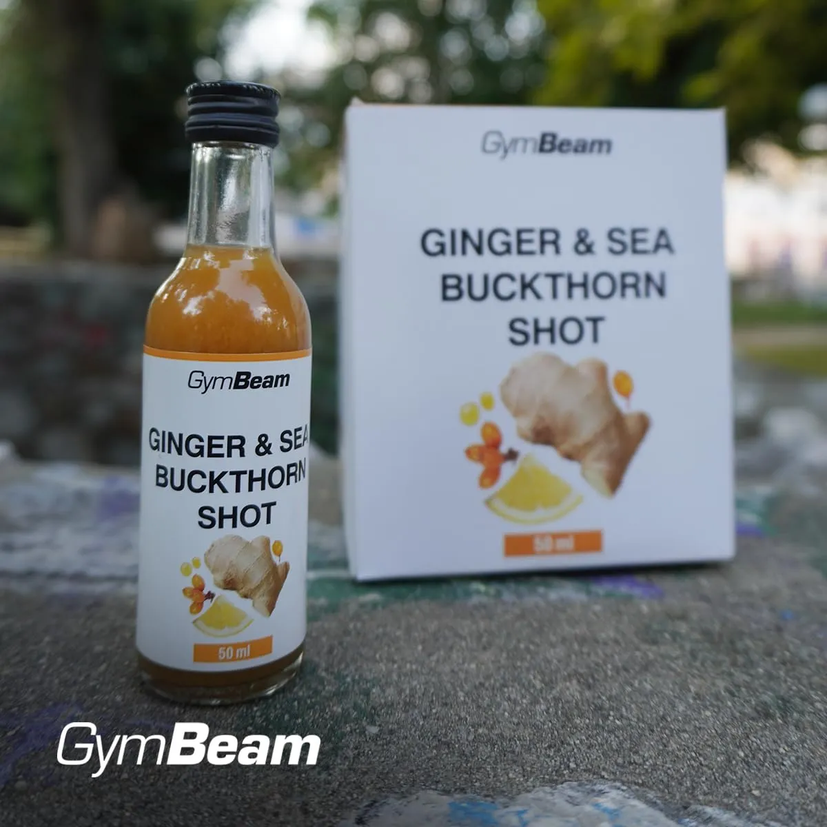 GymBeam Ingwer Shot Sanddorn 50 ml scharf