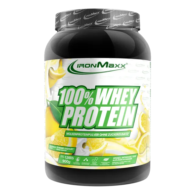 IronMaxx 100% Whey Protein 900g Lemon-Yoghurt