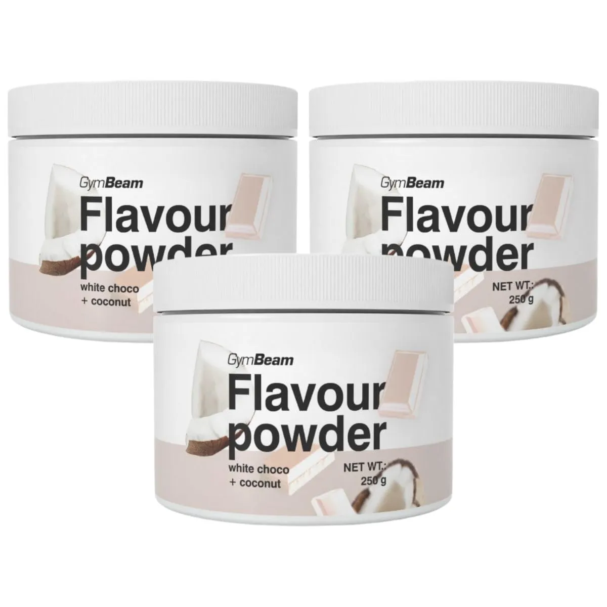 GymBeam Flavour Powder Geschmackspulver Banana Chocochips 250g kalorienarm