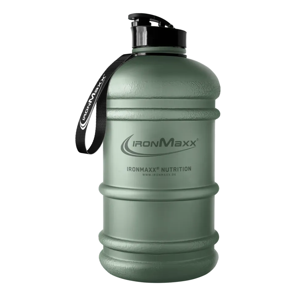 IronMaxx Water Gallon Trinkflasche 2200ml Mineral Green BPA-frei
