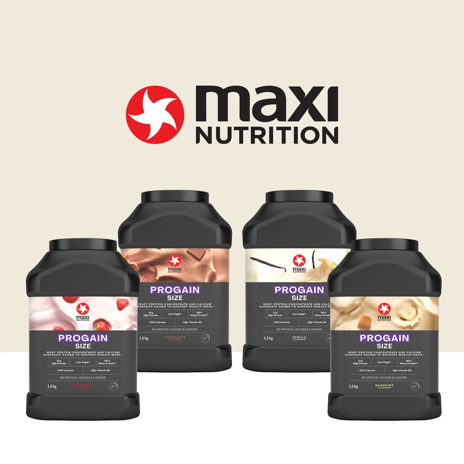 MaxiNutrition Progain Proteinpulver Schokolade für Muskelaufbau