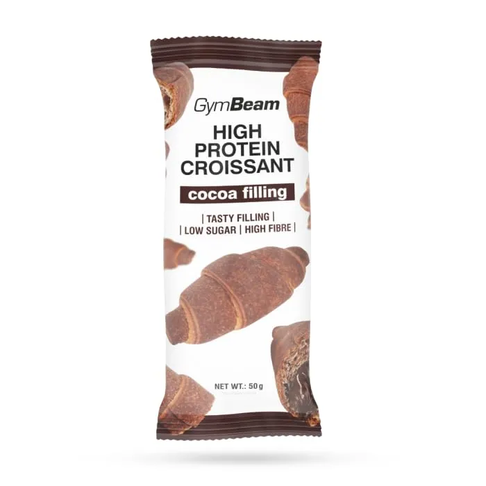 GymBeam Protein Croissant Kakao 10 x 50 g zuckerarm