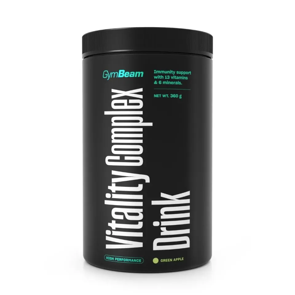 GymBeam Vitality Complex Drink Grüner Apfel 360 g