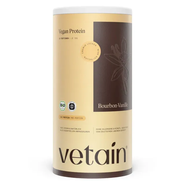 VETAIN Vegan Protein Pulver Bio 540g pflanzlich