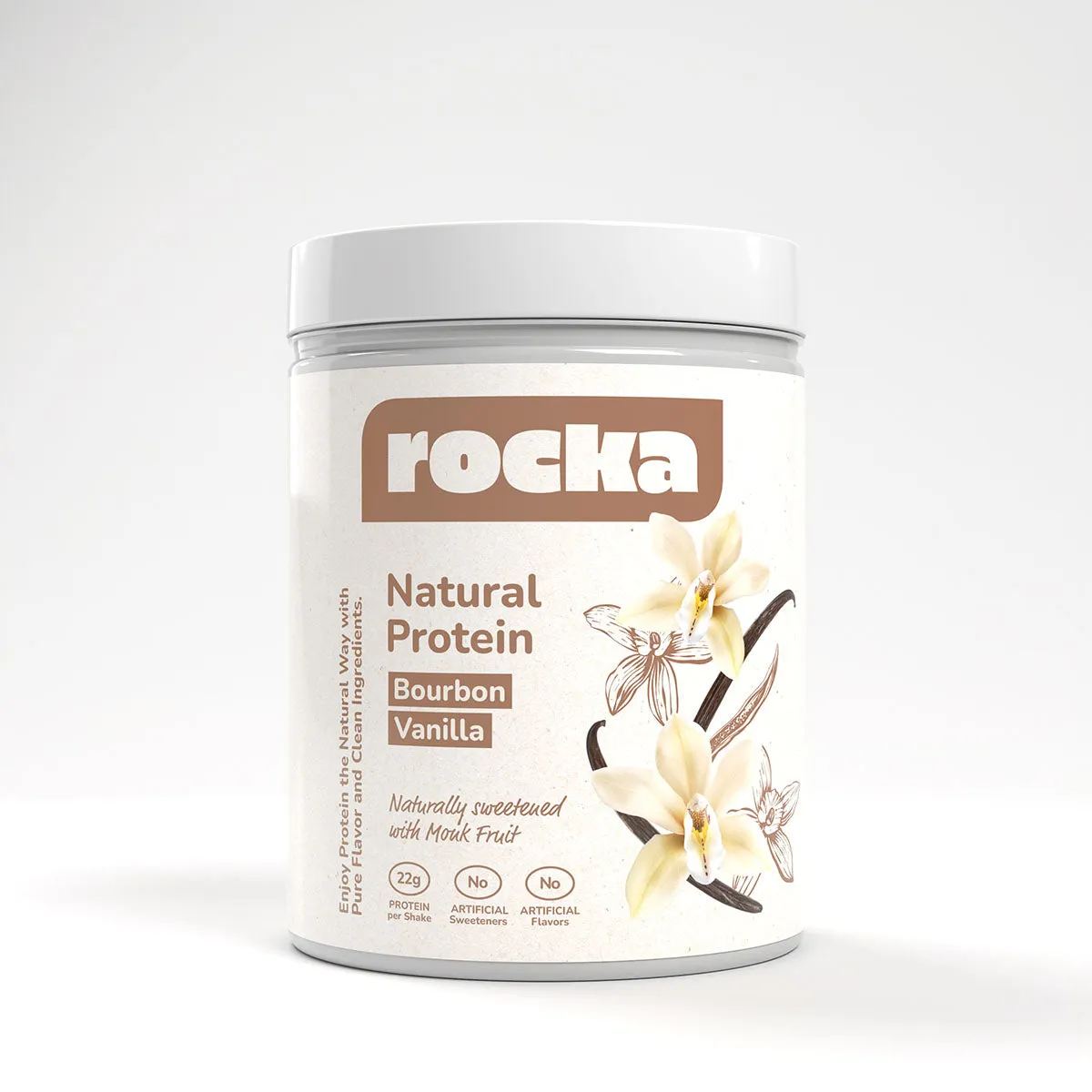 Rocka Natural Protein Pulver Classic Kakao 600g vegan