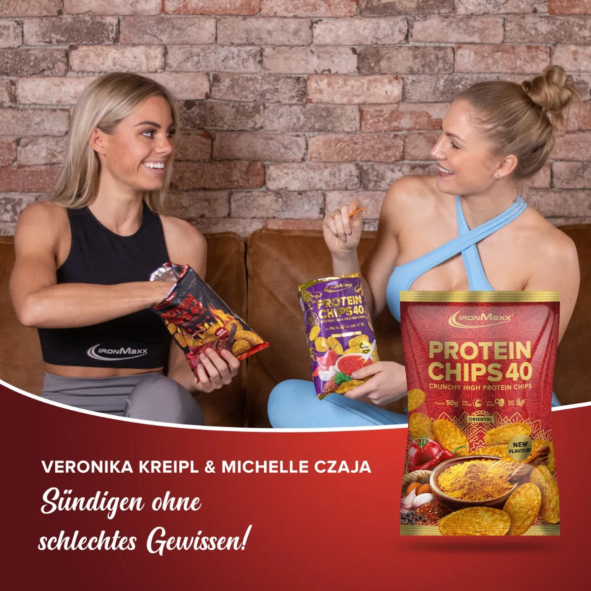 IronMaxx Protein Chips 40 Oriental 50 g