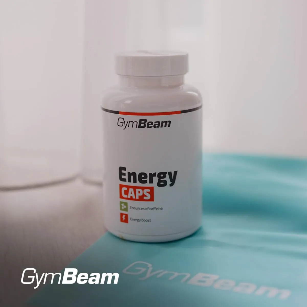 GymBeam Energy Kapseln Koffein Guarana 120 Caps vegan