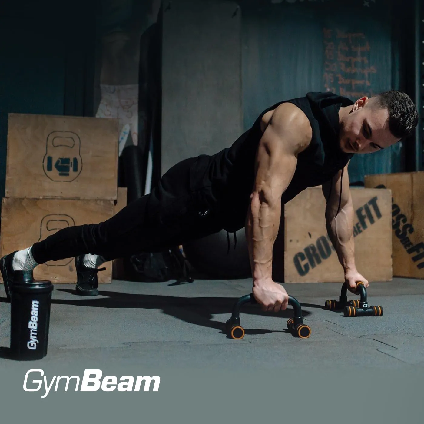 GymBeam Liegestützgriffe Push Up Bars Calisthenics gelenkschonend