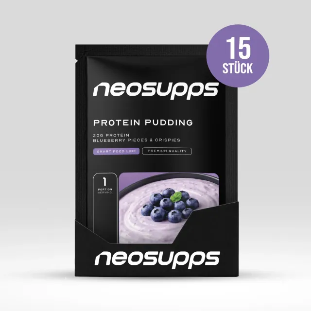 Neosupps Protein Pudding Blueberry 15x30g Dessert