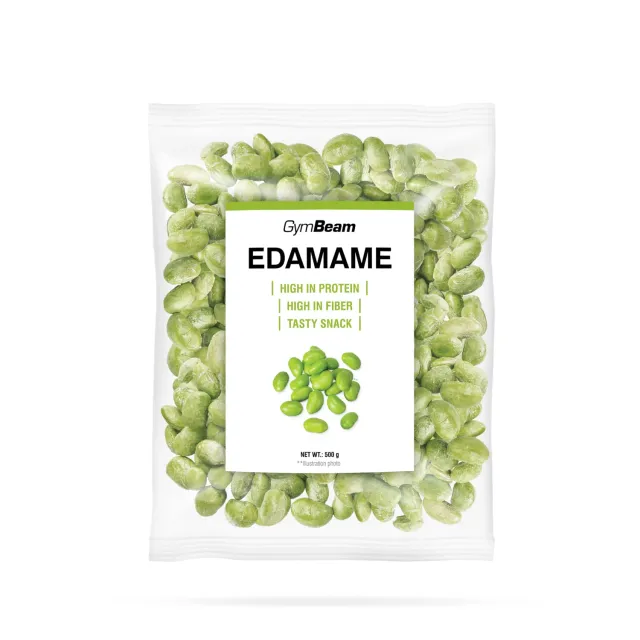 GymBeam Geröstete Edamame 500 g proteinreich gesalzen