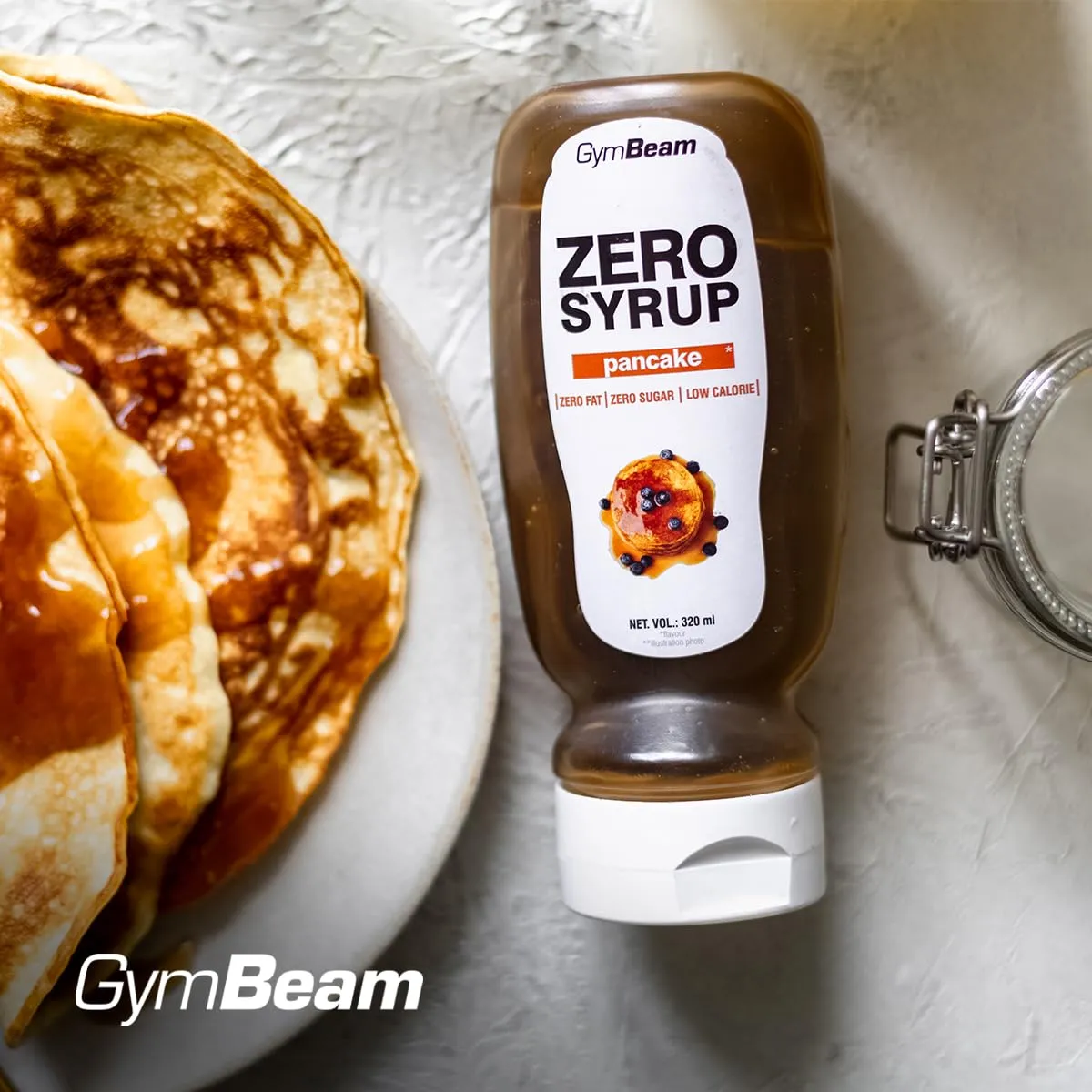 GymBeam Zero Syrup Pancake Sirup 3x350ml zuckerfrei