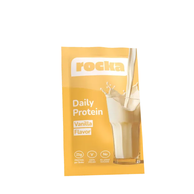 Rocka Nutrition Daily Protein Probe Chocolate 30 g cremig