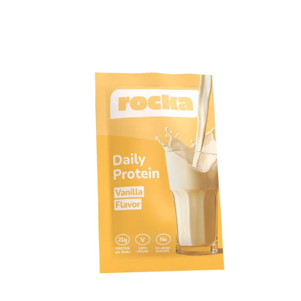 Rocka Nutrition Daily Protein Probe Chocolate 30 g cremig