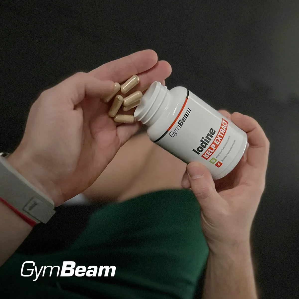GymBeam Jod Tabletten Algen-Extrakt 325 µg 90 Caps vegan