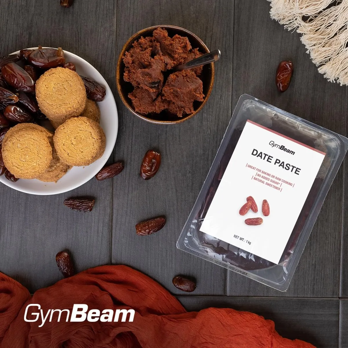 GymBeam Dattelpaste Süßungsmittel 1000g vegan