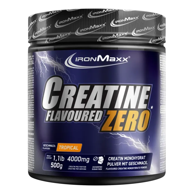 IronMaxx Creatine Flavoured Zero Tropical 500 g zuckerfrei