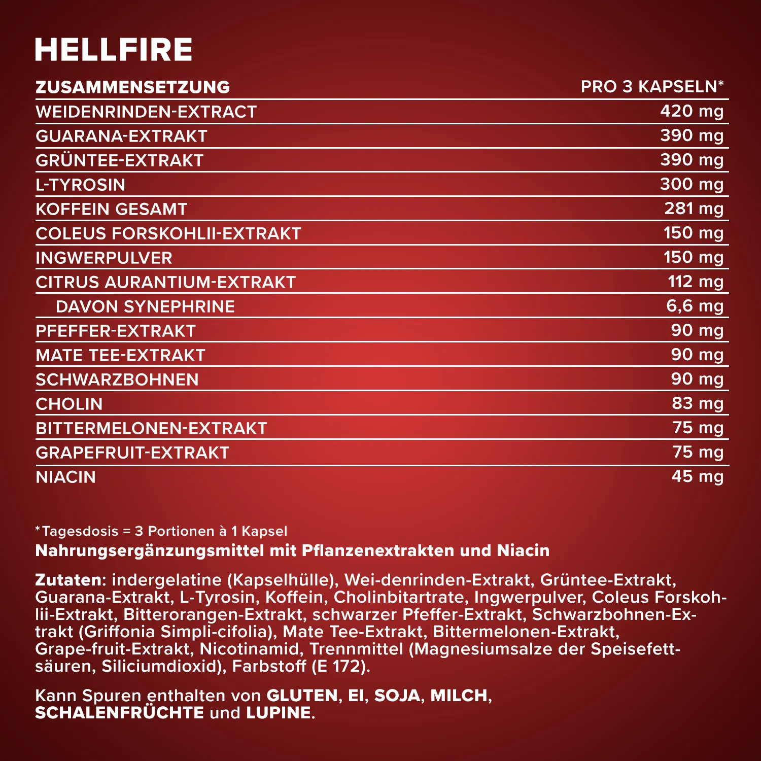 IronMaxx Hellfire Fatburner Tricaps 60 Stk