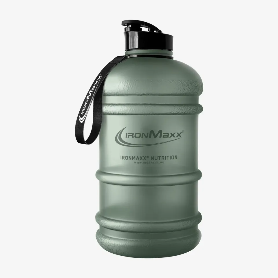 IronMaxx Water Gallon Trinkflasche Mineral Green 2200ml BPA-frei