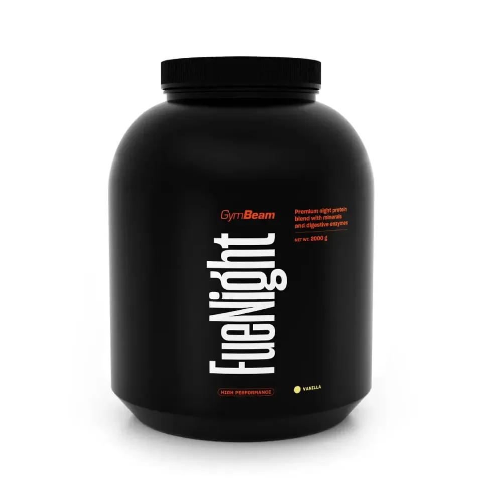 GymBeam FueNight Nacht-Protein Vanille 2000g mit Casein