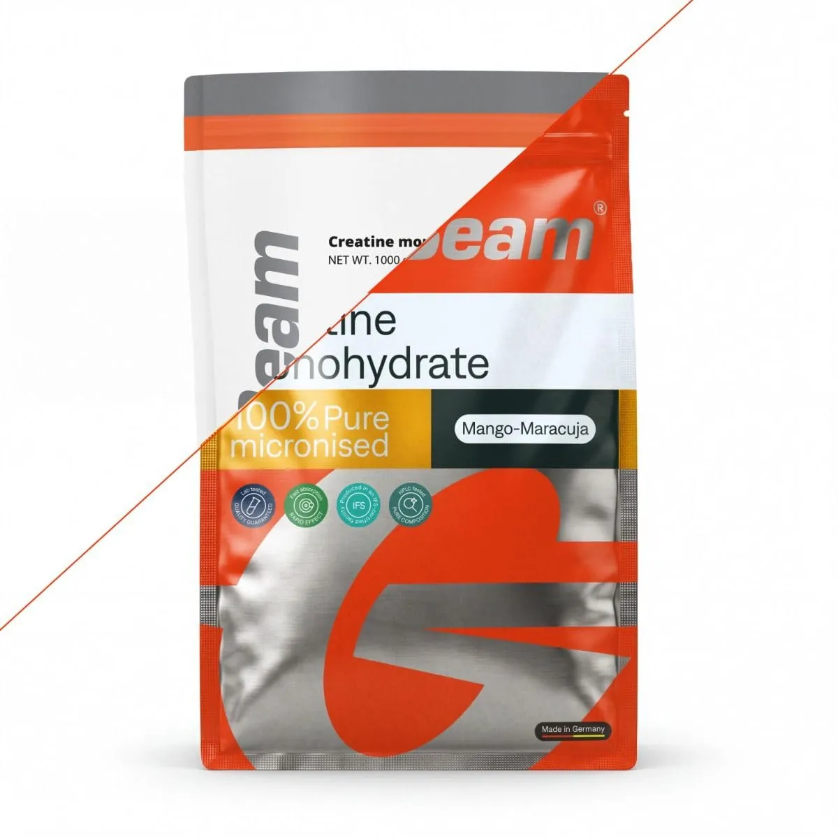 GymBeam Creatin Monohydrat Pulver 250g geschmacksneutral vegan