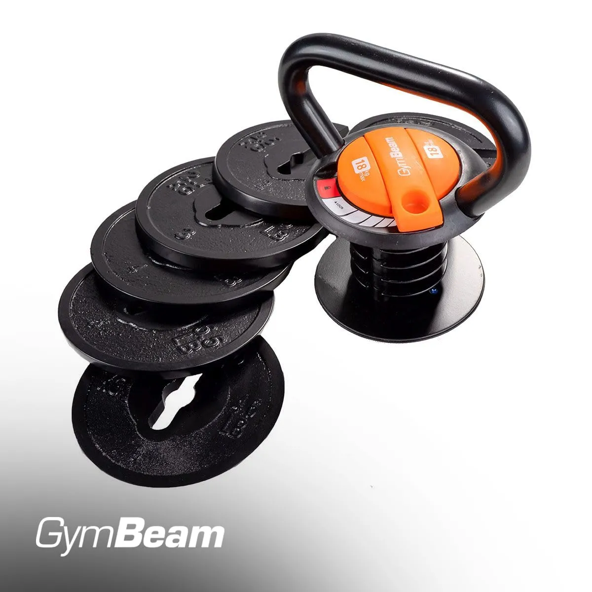 GymBeam Verstellbare Kugelhantel 3-18 kg Eisen