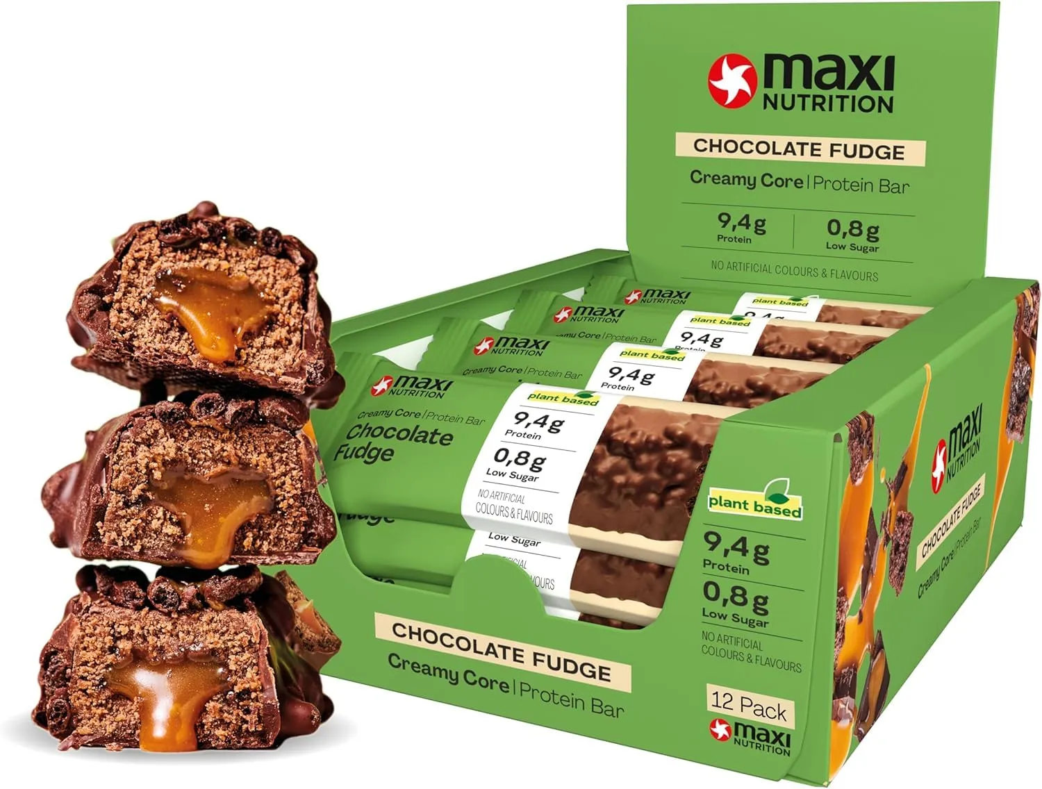 MaxiNutrition Creamy Core Bar 12x45g Dark Chocolate Orange vegan