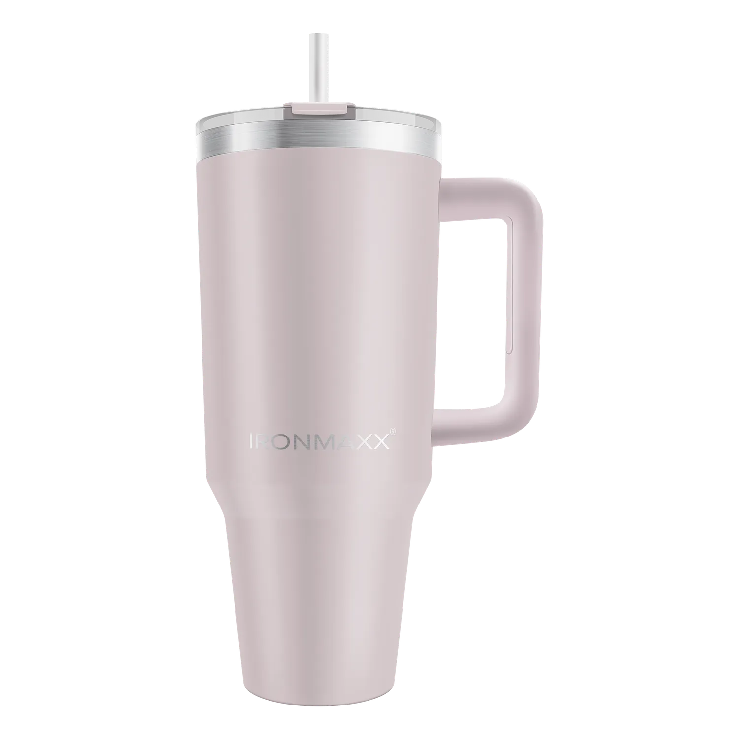 IronMaxx Cup V3.0 Trinkbecher 1200ml Rose mit Griff