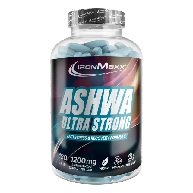 IronMaxx Ashwagandha Ultra Strong Tabletten 180 hochdosiert