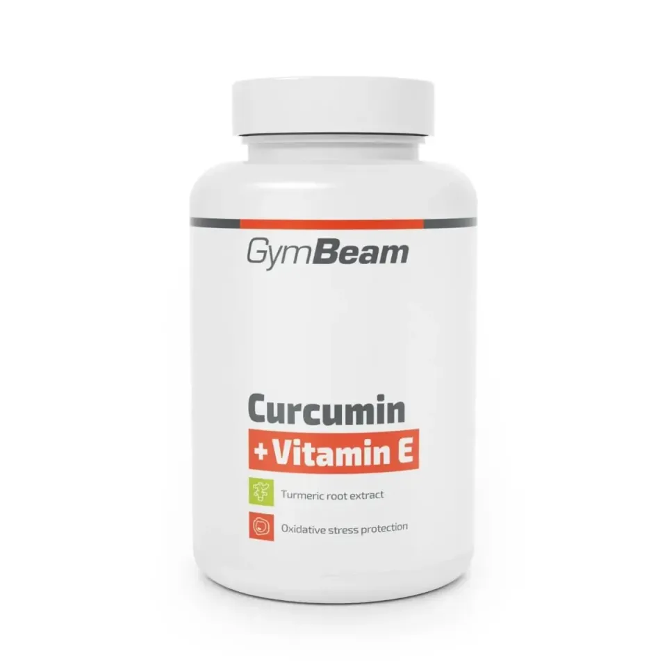 GymBeam Kurkuma Kapseln Vitamin E 90 Kapseln vegan